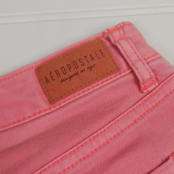 Aeroppstale distressed jeans shorts 2 - Picture 3 of 4